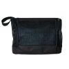Portable Hanging Shower Caddy Organizer Bag 12x3x8 inch Black Quick Dry Mesh Shower Caddy Tote Bag Pouch with Metal Hook for Bathroom College Dorm Cam